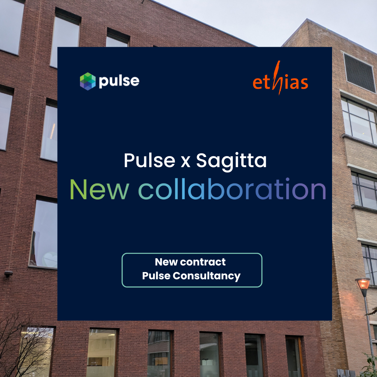 Ethias sagitta x pulse linkedin post